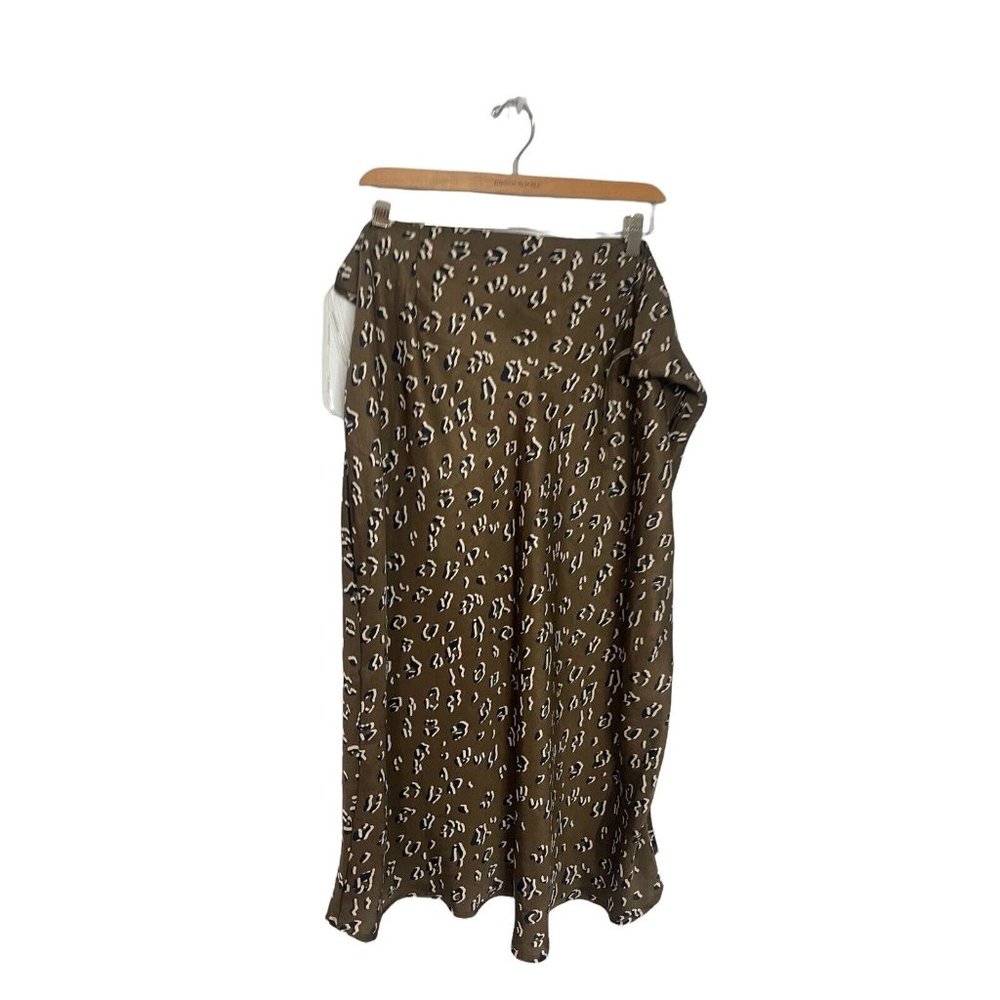 Hayden Brown Printed Midi Skirt NWT